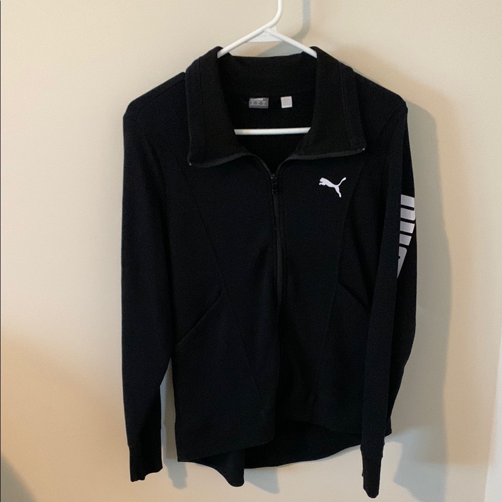 Puma Black Full-Zip Jacket